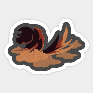 Fly Horse Sticker